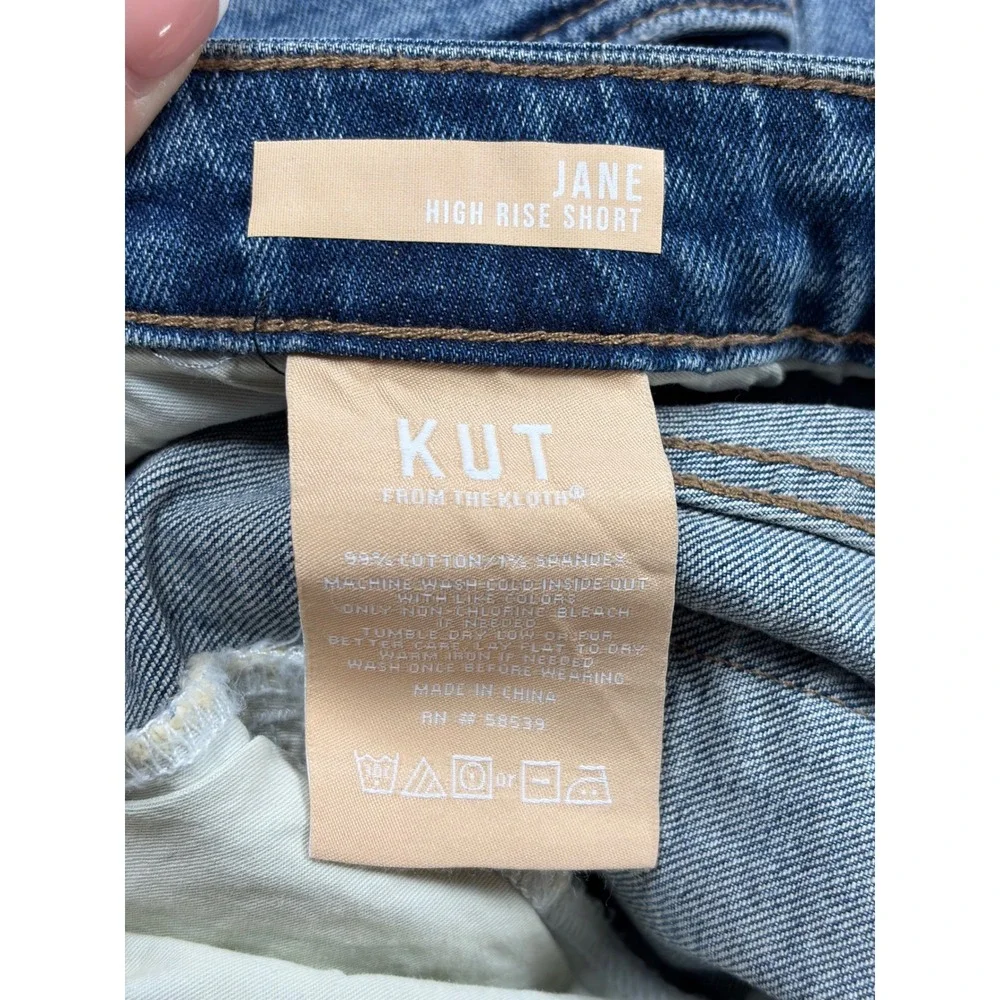 NWT Kut from the Kloth Jane High Rise Denim Shorts Size 24W Plus